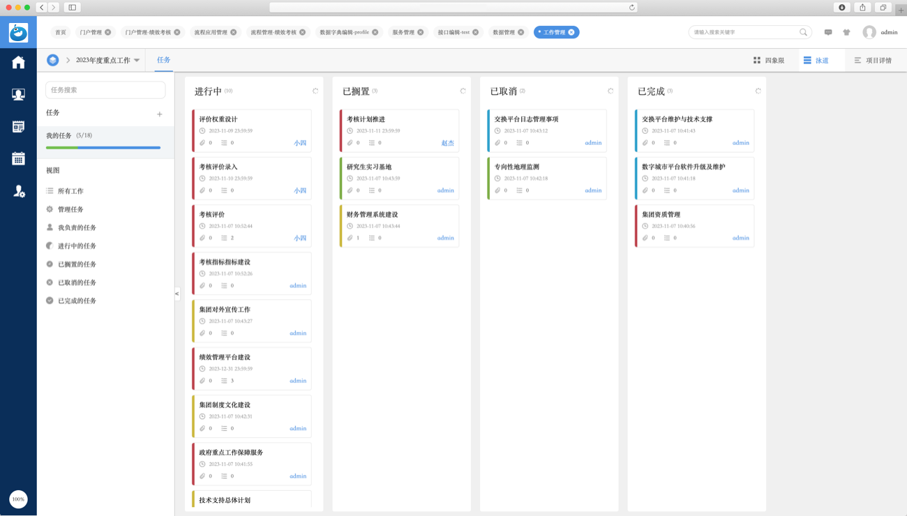 灵活定义看板视图