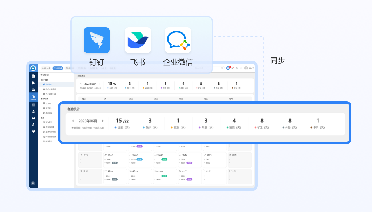 企微/钉钉同步